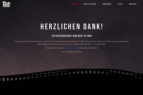 Pelicula theme site design template sample