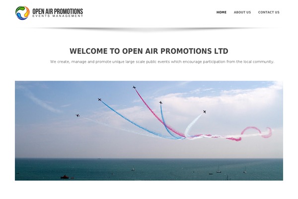 Sparse theme site design template sample
