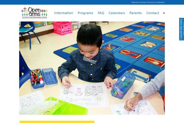Vigor theme site design template sample