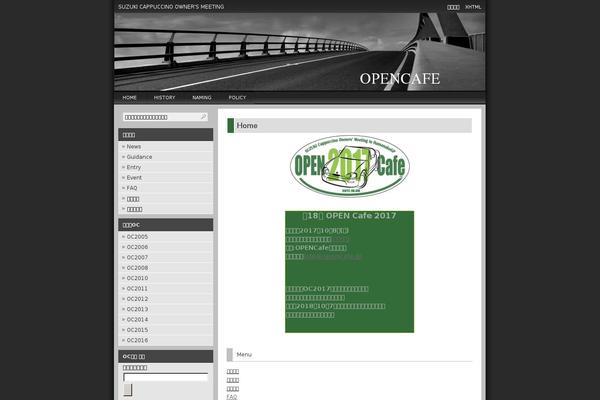 Nightlife theme site design template sample