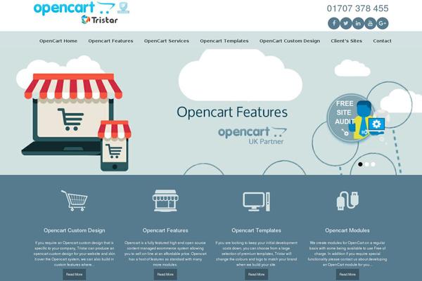Cherry Framework theme site design template sample