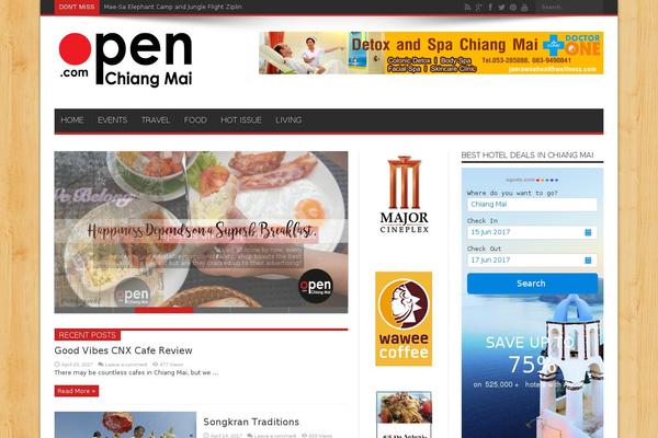 Jarida theme site design template sample