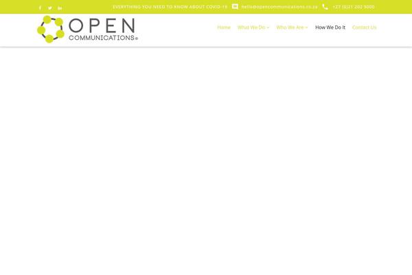 opencommunications.co.za site used Materialize
