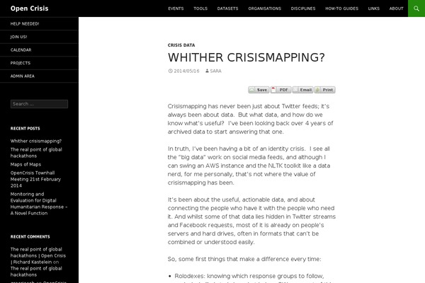 Twenty Fourteen theme site design template sample