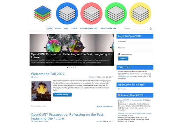 opencuny.org site used Opencunytheme