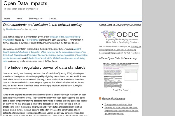 Site using Datapress plugin