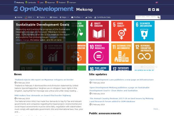 opendevelopmentmekong.net site used Wp-odm_theme