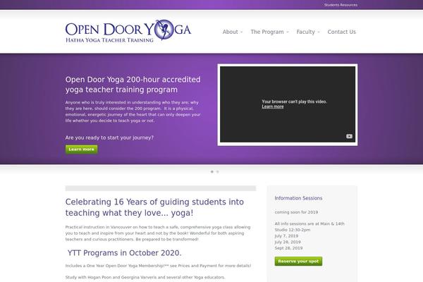 Site using WordPress YouTube Embed plugin