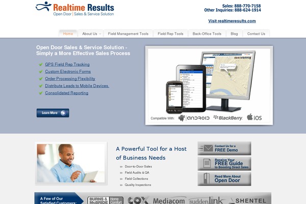 PureVISION theme site design template sample