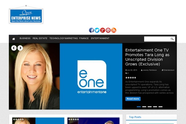 openenterprisenews.com site used Openenterprise