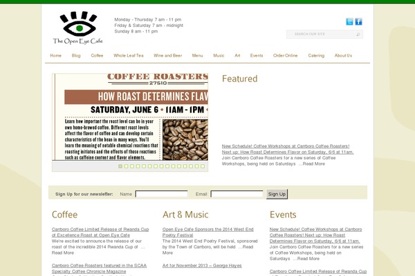 openeyecafe.com site used Openeye