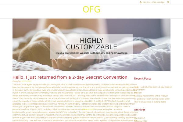 Nikkon theme site design template sample
