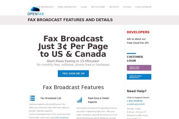 Vanguard theme site design template sample
