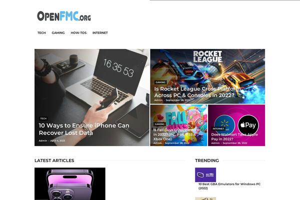 Newspaper theme site design template sample