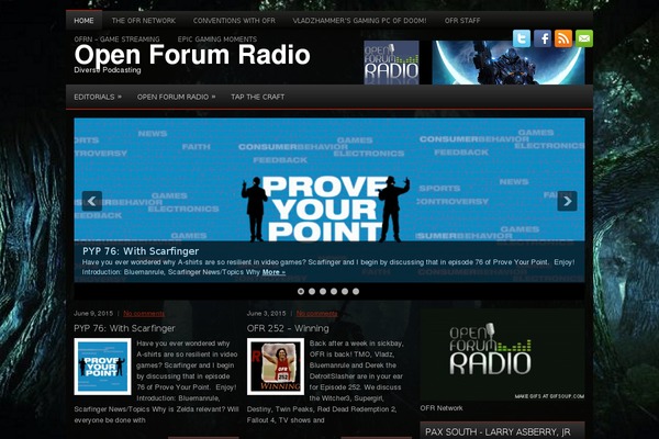 Videogamer theme site design template sample