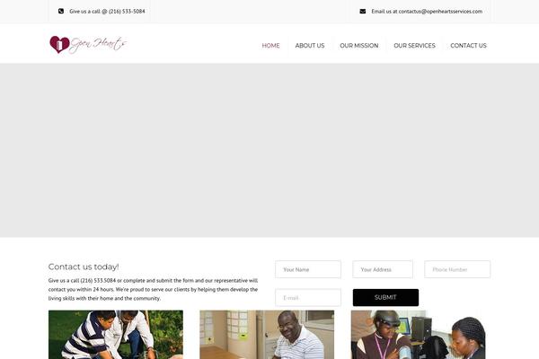 Transport theme site design template sample