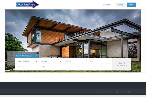 WP Residence theme site design template sample