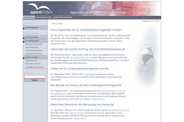 openindex theme websites examples