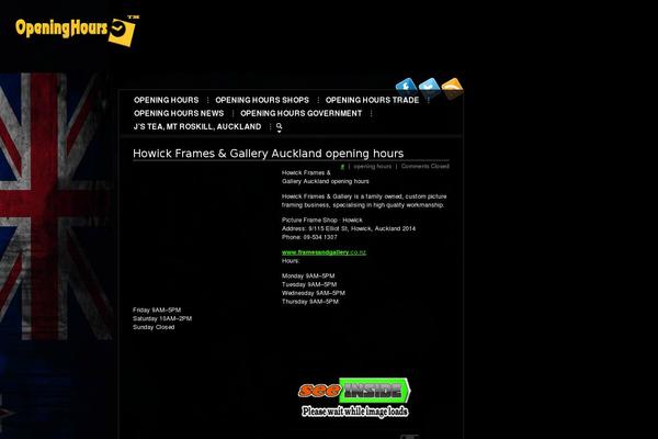 Mobius theme site design template sample