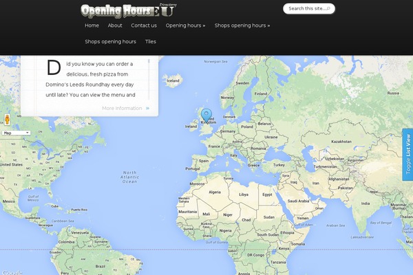 Explorable theme site design template sample