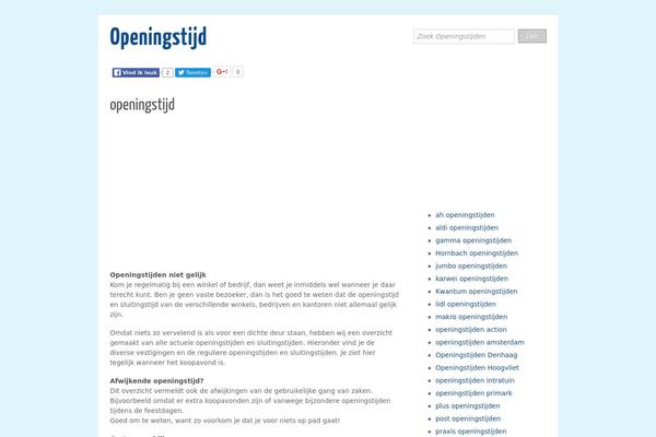 openingstijd.com site used Greenleaf