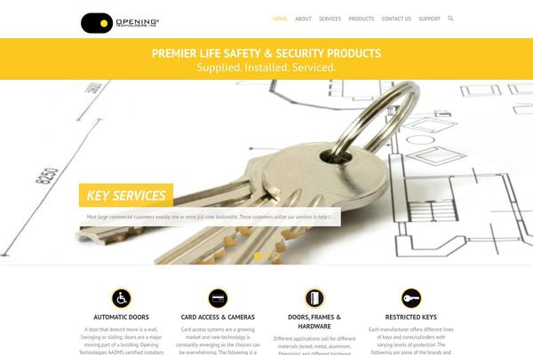 Interface Pro theme site design template sample