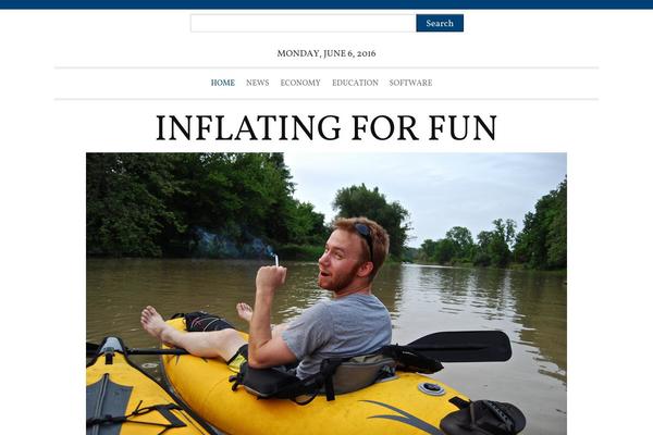 NewsFrame theme site design template sample