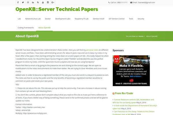 openkb.org site used Creative