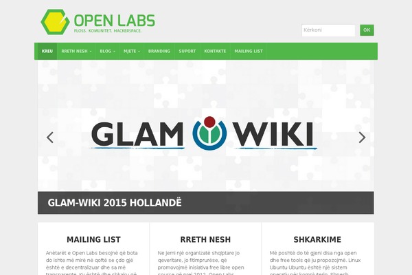 Site using Organic-shortcodes plugin