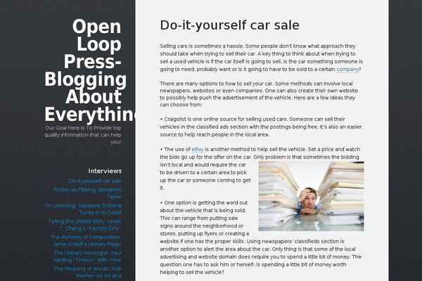 Displace theme site design template sample