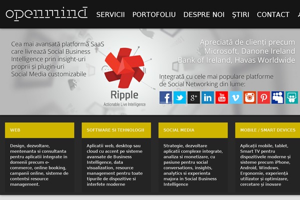 Openmind theme site design template sample