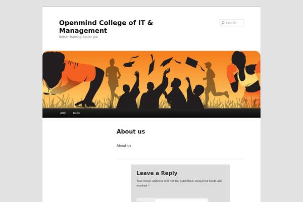 Site using Dropdown Menu Widget plugin