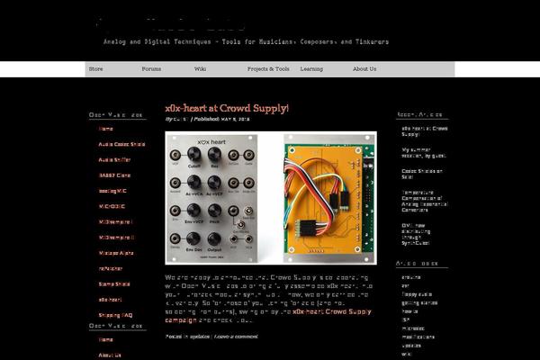 openmusiclabs.com site used Thematic