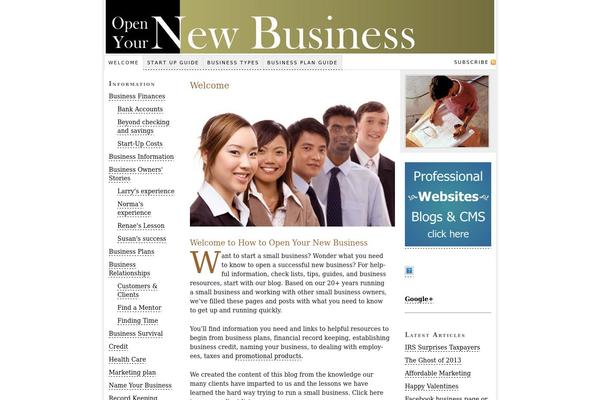 Thesis 1.6 theme site design template sample