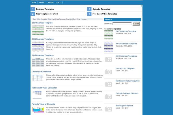 Customify theme site design template sample