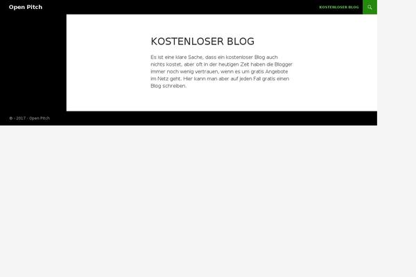 WordPress website example screenshot