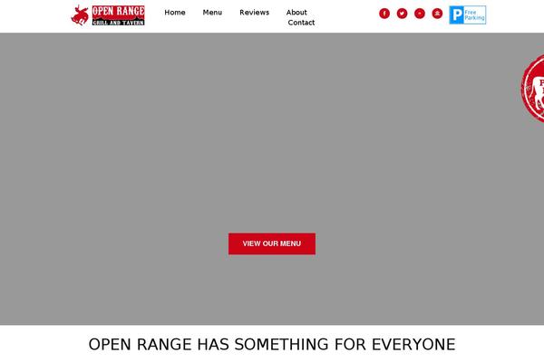 Dine & Drink theme site design template sample