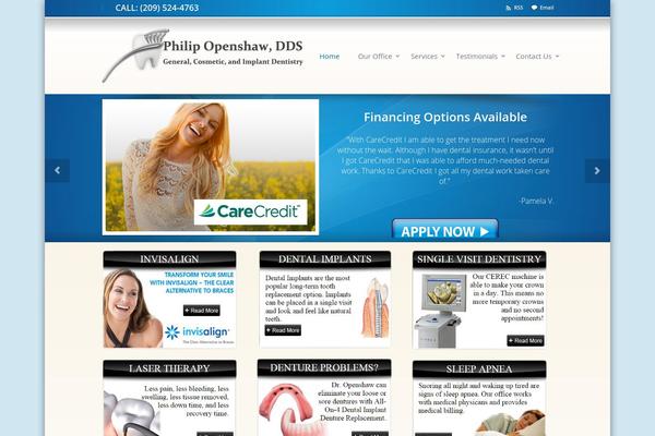 Site using HMS Testimonials plugin