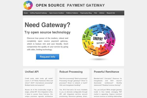 Site using WPFront Notification Bar plugin