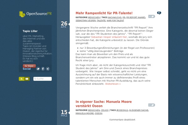 opensourcepr.de site used Opensourcepr