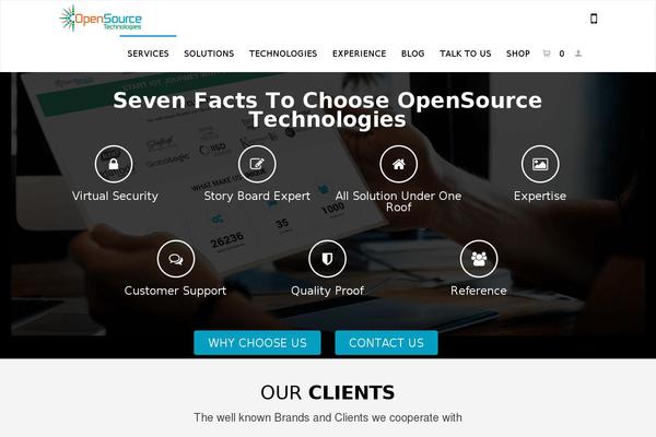 Site using Qode-quick-links plugin