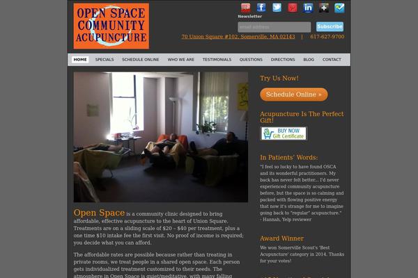 Openspace theme site design template sample