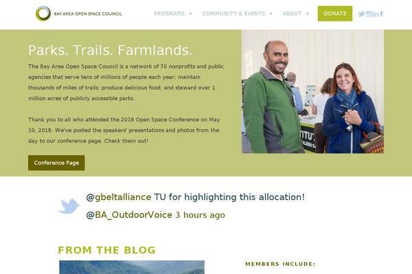 Open theme site design template sample