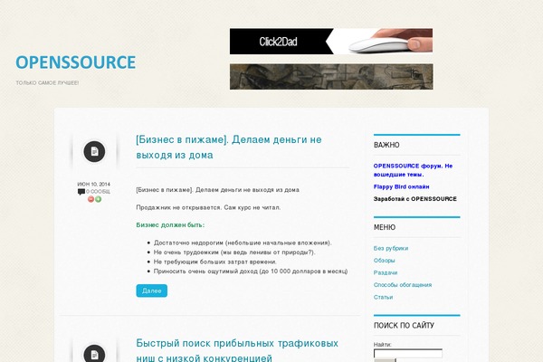 WordPress website example screenshot