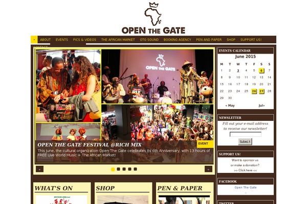 Site using Event Organiser plugin