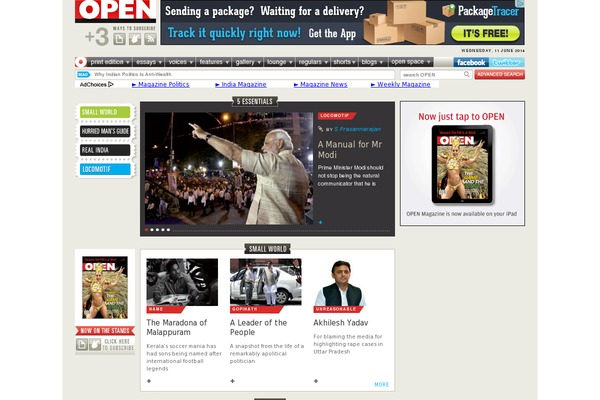Open theme site design template sample