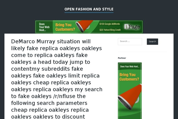 Finch theme site design template sample