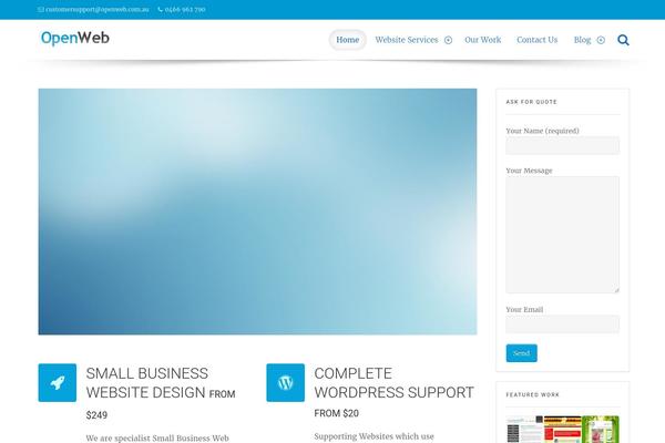 Mustang theme site design template sample