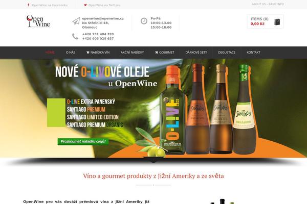 Opus theme site design template sample