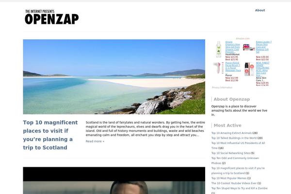 Minimaliste theme site design template sample
